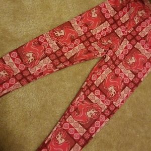 Lularoe Disney Ariel s/m kids leggings